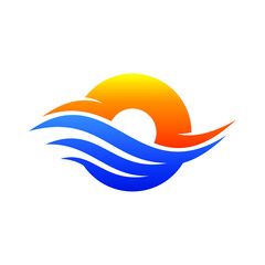 Beach can be use for icon, sign, logo and etc