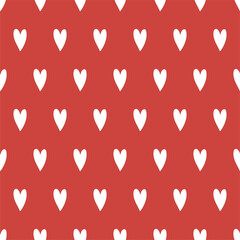 Hearts seamless pattern, lovely romantic background, great for Valentine's Day.