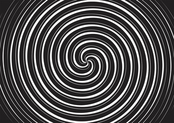 Simple black and white background with swirl line pattern