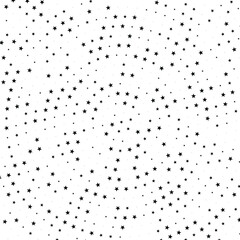 Abstract background halftone pattern with star shape swirl, vector illustration and design.