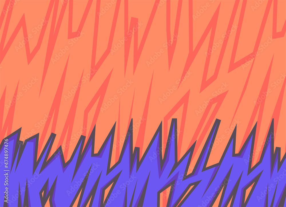Poster abstract background with simple graffiti art and some copy space area