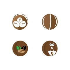 coffee bean icon vector illustration