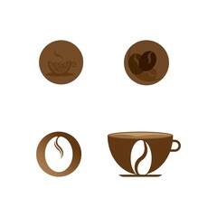 coffee bean icon vector illustration
