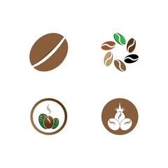 coffee bean icon vector illustration