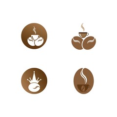 coffee bean icon vector illustration