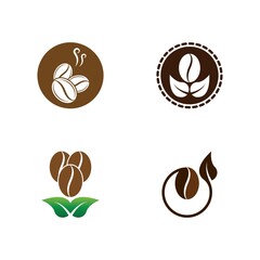 coffee bean icon vector illustration