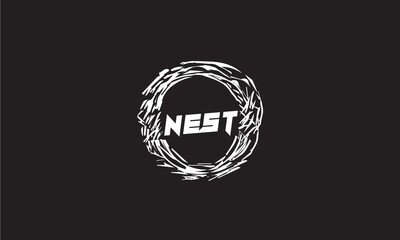 professional nest logo design nest