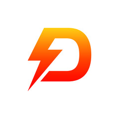 D Electric Logo can be used for company, icon, and others.