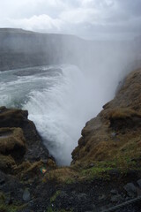 Island Wasserfall, Gullfoss,