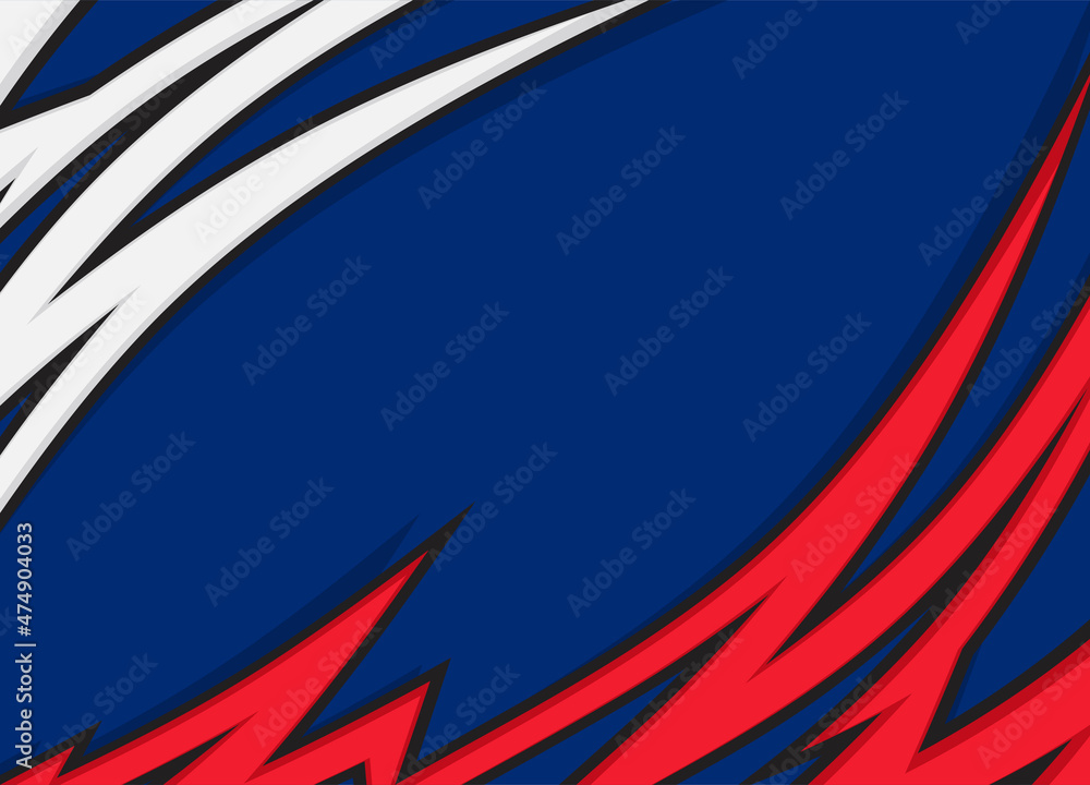 Poster abstract background with spikes and zigzag pattern and some copy space area