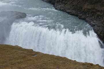 Island Wasserfall, Gullfoss,