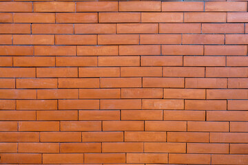 Orange brick wall for background