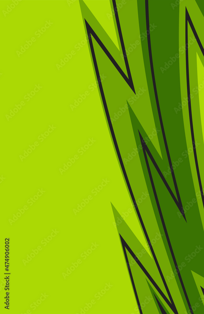 Poster abstract spikes background with some copy space area and with natural color theme