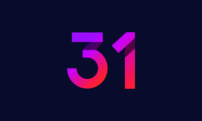 31  New Gradient Orange Modern Logo