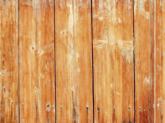 Yellow wood plank wall texture background