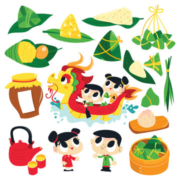 Chinese Dragon Boat Festival Set