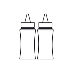 BBQ icon vector set. Grill illustration sign collection. BBQ or logo.