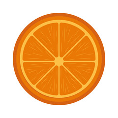 half orange fresh