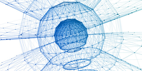 sfera, collegamenti, network, rete, sociale, informatica © xyz+