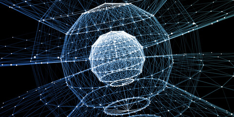 sfera, collegamenti, network, rete, sociale, informatica © xyz+