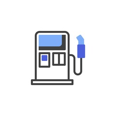 Gas station line icon