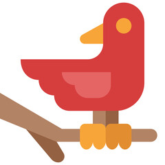 bird flat icon