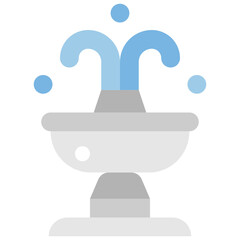 fountain flat icon