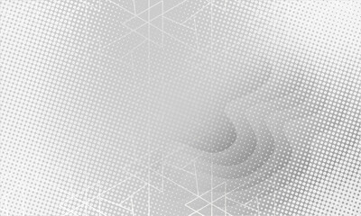 Fototapeta Monochrome Simple Geometric Effect Background. Black Line Halftone Wave Design. Grey Motion Graphic Illustration Wallpaper. Silver Business Texture Wall Background. obraz