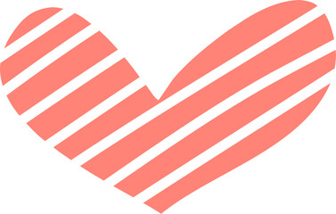 Fototapeta premium Heart icon hand drawn sketch