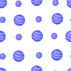 Vector graphics. seamless pattern. Circles with design on a white background. Wrapping paper. Background.
Cover.
