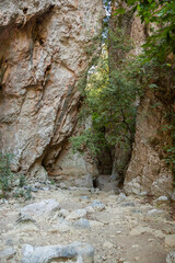 View of The Patsos Gorge, Crete, Greece