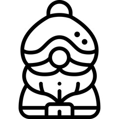 santa gnome icon