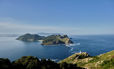 Fototapeta na wymiar Cies Islands, Atlantic Islands of Galicia National Park