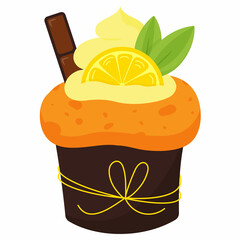 Lemon Chocolate Cupcake