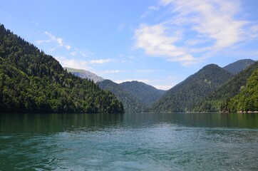 lake in the mountains