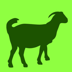 Goat Animal Silhouette Vector