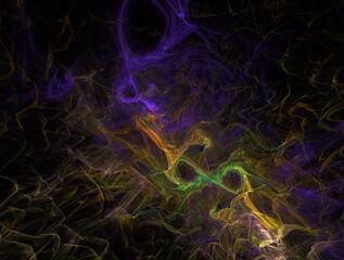 Imaginatory fractal abstract background Image