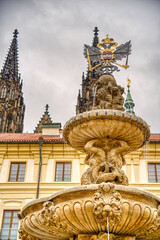 Fototapeta na wymiar Prague Castle, HDR Image