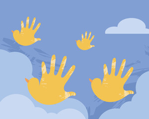 human rights pigeons