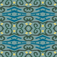 Retro mosaic pattern. Abstract geometric ethnic background.
