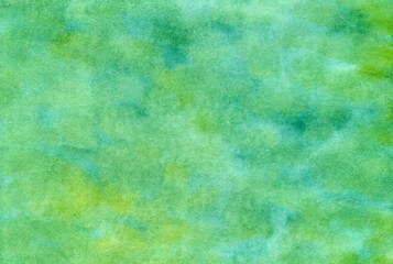 Abstract Watercolor Grunge Background with Bright Yellow-green emerald textured Art Banner