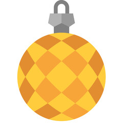 christmas ball flat icon