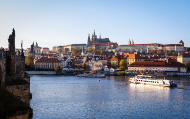 Fototapeta na wymiar Views from the city of Prague, Czech Republic