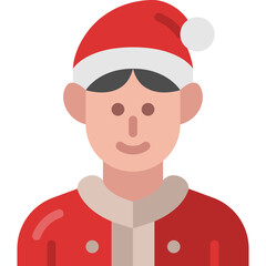 christmas man icon
