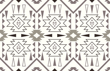 Impression Navajo Print Motif Aztec Element Tribal Seamless Pattern