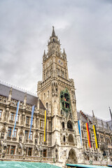 Fototapeta na wymiar Munich landmarks, HDR Image