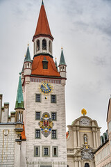 Munich landmarks, HDR Image