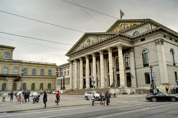 Munich landmarks, HDR Image