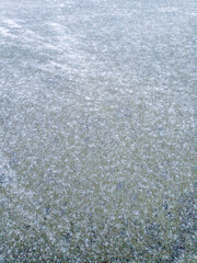 ice patterns on the lake