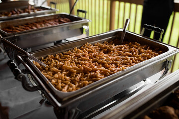 Pasta Dinner Buffet, Noodles and Sauce